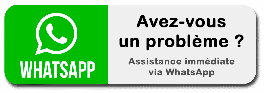 contacter l’assistance via whatsapp