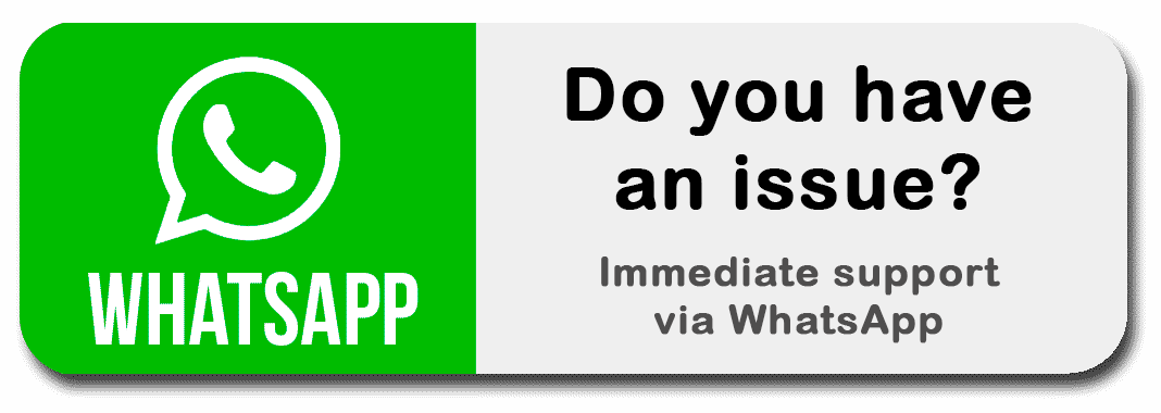 contact support via whatsapp
